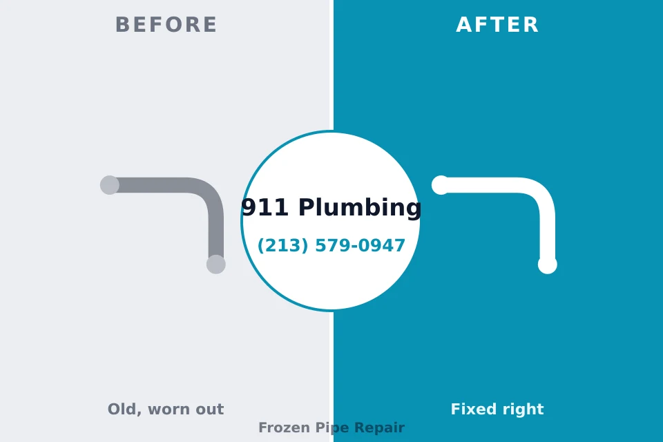 Before and after: plumbing company Pocomoke City, MD